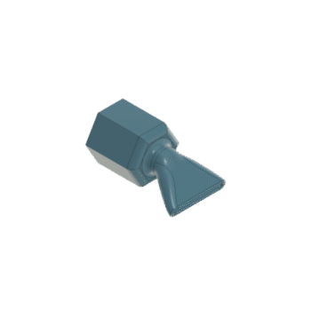 3d print file of the petg diffuser nozzle for apisolis