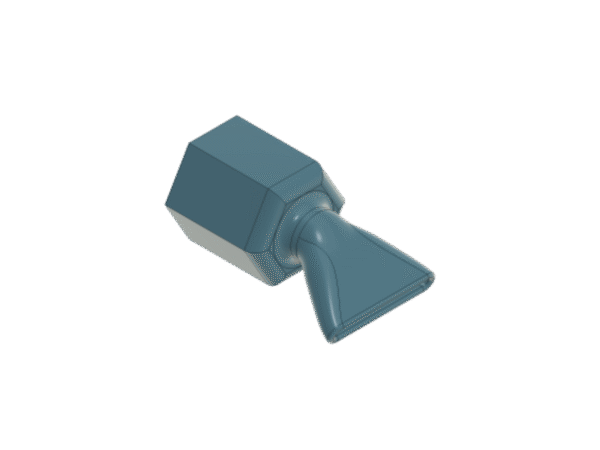 3d print file of the petg diffuser nozzle for apisolis